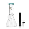 Ritual Smoke - Daily Driver 8" Beaker w/ American Color Accents - Turquoise