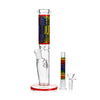 Ritual Smoke - Prism 10" Glass Straight Tube - Crimson