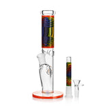 Ritual Smoke - Prism 10" Glass Straight Tube - Tangerine