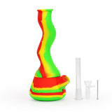 Ritual - 10'' Wavy Silicone Beaker - Rasta