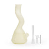 Ritual - 10'' Wavy Silicone Beaker - UV Titanium White