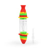 Ritual - 7'' Silicone Deluxe Nectar Collector - Rasta