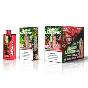 Hotbox™ Luxe Pro 20K Puffs - Raspberry Green Apple Watermelon | Display Pack of 5