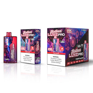 Hotbox™ Luxe Pro 20K Puffs - Tiger Blood | Display Pack of 5